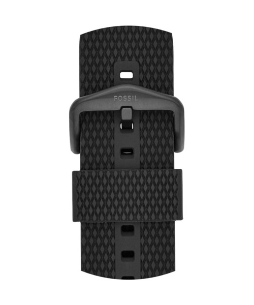 FOSSIL(フォッシル)の「フォッシル 腕時計ベルト メンズ シリコン S221430(アナログ腕時計・メンズ・ブラック・FREE)」の3枚目の写真