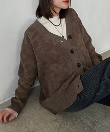 PAGEBOY | フラワージャガードVカーディガン(カーディガン/ボレロ)