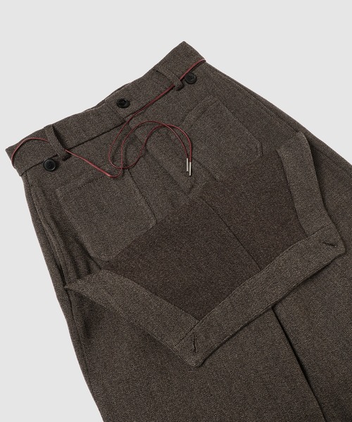 DRIES VAN NOTEN（ドリスヴァンノッテン）の「PENNINES 2197 M.W.PANTS（その他パンツ・メンズ・ネイビー/ブラウン・44/46）」の14枚目の写真