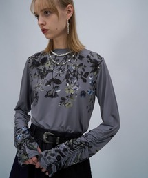 HARE | シャーリングデザイントップス(HARE)(Tシャツ/カットソー)