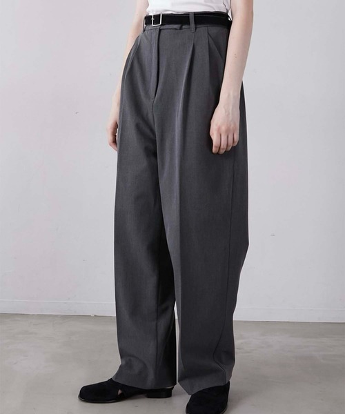 LA PEAU DE GEM(ラポドゥジェム)の「【LA PEAU DE GEM】heavy slacks/ヘビースラックス(スラックス・レディース・ブラウン/グレー/ブラック・2/3/1)」の10枚目の写真