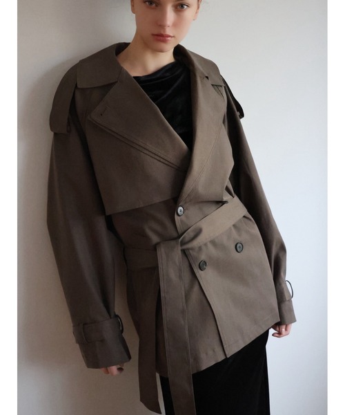 セール】moca classic short trench coat（その他アウター）｜celon