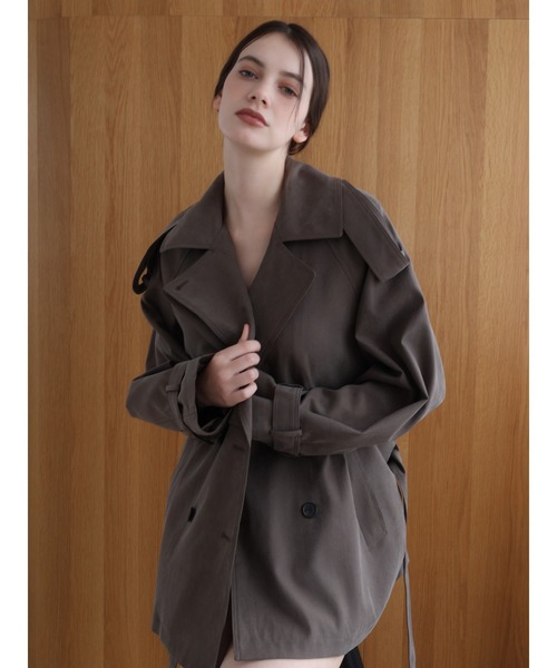 セール】moca classic short trench coat（その他アウター）｜celon