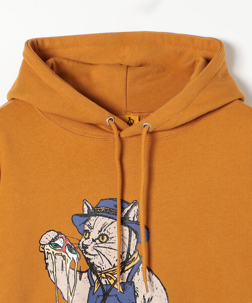 FREAK'S STORE(フリークスストア)の「限定展開 go slow caravan/ゴースローキャラバン CATヘムスピンドルパーカー / 352607(パーカー・メンズ・キャメル/オフホワイト・3/4/2/5)」の10枚目の写真