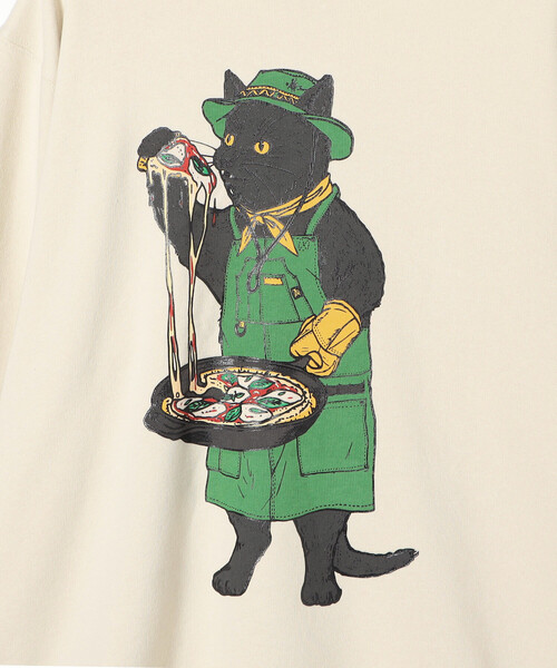 FREAK'S STORE(フリークスストア)の「限定展開 go slow caravan/ゴースローキャラバン CATヘムスピンドルパーカー / 352607(パーカー・メンズ・キャメル/オフホワイト・3/4/2/5)」の7枚目の写真