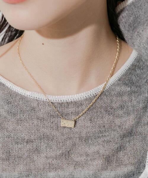 セール】スクエアプレートトップネックレス（ネックレス）｜SMELLY
