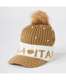 FILA GOLF（フィラゴルフ ）の「FILA GOLF フィラゴルフ ゴルフウェア ワンポイント ロゴ 保温 ニットキャップ 帽子（ニットキャップ/ビーニー）」