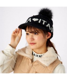 FILA GOLF（フィラゴルフ ）の「FILA GOLF フィラゴルフ ゴルフウェア ワンポイント ロゴ 保温 ニットキャップ 帽子（ニットキャップ/ビーニー）」