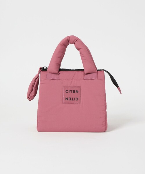 CITEN(シテン)の「<CITEN>パデッドクリアロゴランチS(トートバッグ・レディース・ブラック/ライトピンク/シルバー/ロイヤルブルー/クリーム/ケリーグリーン/その他1・FREE)」の5枚目の写真