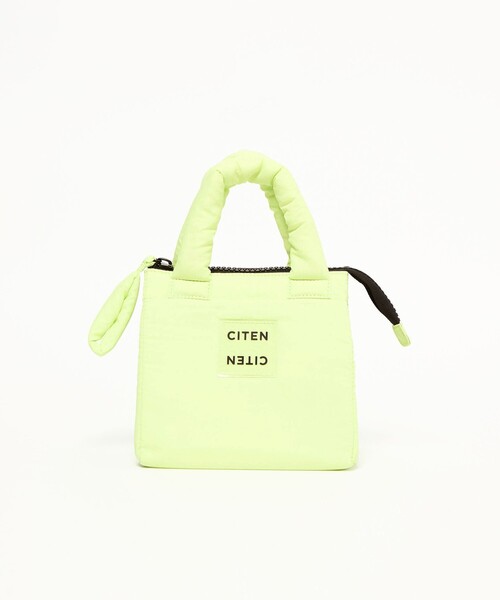 CITEN(シテン)の「<CITEN>パデッドクリアロゴランチS(トートバッグ・レディース・ブラック/ライトピンク/シルバー/ロイヤルブルー/クリーム/ケリーグリーン/その他1・FREE)」の1枚目の写真