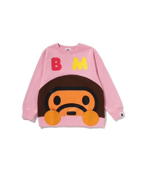 A BATHING APE｜ア ベイシング エイプ（キッズ）のスウェット（ピンク