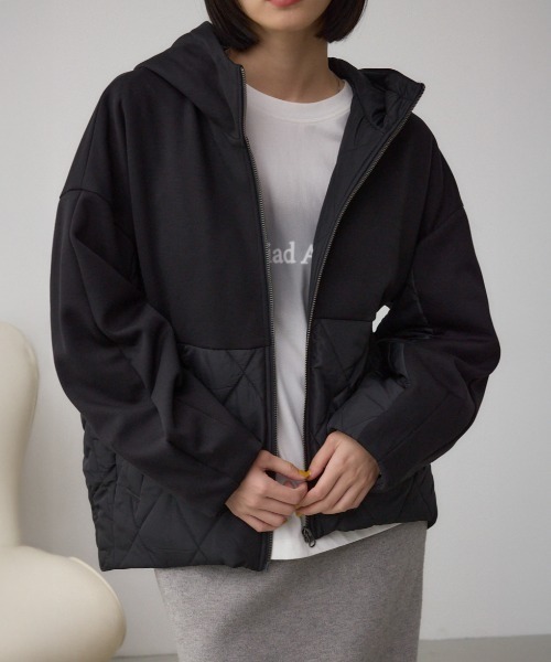 セール】ダンボールドッキングジップパーカー（パーカー）｜AZUL BY