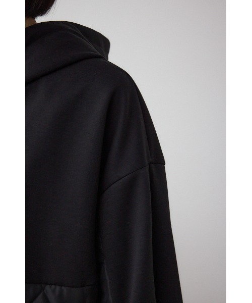 AZUL by moussy（アズールバイマウジー）の「ダンボールドッキングジップパーカー（パーカー・レディース・ブラック/グレイッシュベージュ/ブラウン・SMALL/MEDIUM）」の13枚目の写真