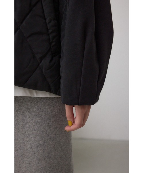 AZUL by moussy（アズールバイマウジー）の「ダンボールドッキングジップパーカー（パーカー・レディース・ブラック/グレイッシュベージュ/ブラウン・SMALL/MEDIUM）」の14枚目の写真