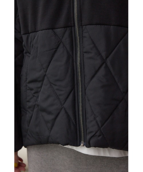 AZUL by moussy（アズールバイマウジー）の「ダンボールドッキングジップパーカー（パーカー・レディース・ブラック/グレイッシュベージュ/ブラウン・SMALL/MEDIUM）」の15枚目の写真