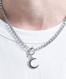 BENUSTA（ベヌスタ）の「A'GEM/9 × .kom 『BENUSTA/べネスタ』Moon Motif 2WAY Necklace/ムーンモチーフ2WAYネックレス（ネックレス・レディース）」