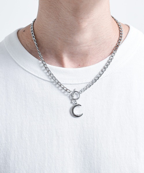 A'GEM/9 × .kom 『BENUSTA/べネスタ』Moon Motif 2WAY Necklace