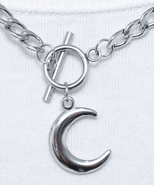 A'GEM/9 × .kom 『BENUSTA/べネスタ』Moon Motif 2WAY Necklace