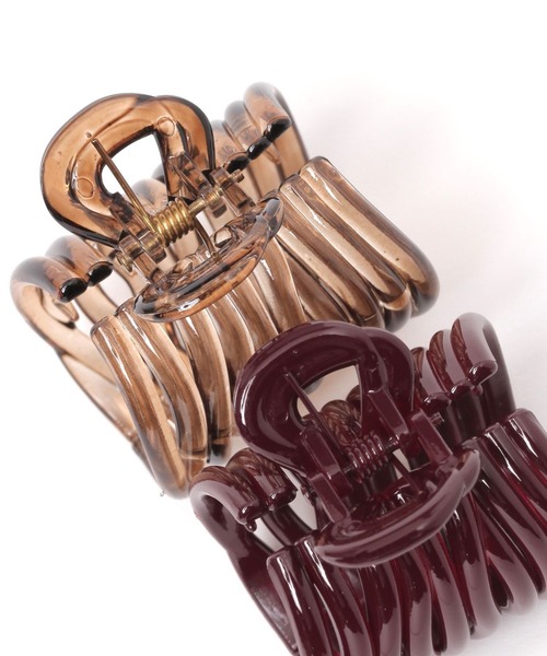 LAKOLE（ラコレ）の「スパゲティロールバンスクリップ / 601125（バレッタ/ヘアクリップ・レディース・レッド/ブラック/その他9・FREE）」の7枚目の写真