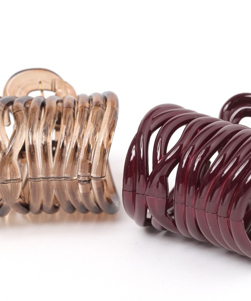 LAKOLE（ラコレ）の「スパゲティロールバンスクリップ / 601125（バレッタ/ヘアクリップ・レディース・レッド/ブラック/その他9・FREE）」の8枚目の写真