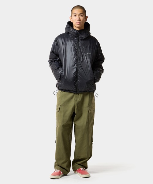 HUF X TAION CASCADE PACKABLE HOODED DOWN JACKET（ブルゾン）｜HUF