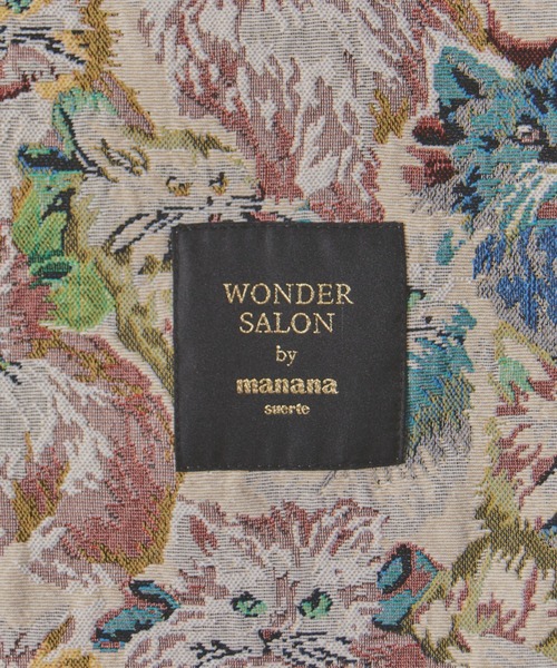 manana suerte（マニャーナスエルテ）の「WONDER SALON CATゴブラントートバッグ（トートバッグ・レディース・ブラック/ベージュ・FREE）」の12枚目の写真