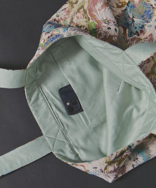 manana suerte（マニャーナスエルテ）の「WONDER SALON CATゴブラントートバッグ（トートバッグ・レディース・ブラック/ベージュ・FREE）」の13枚目の写真