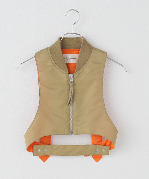 IENA LA BOUCLE(イエナラブークル)の「JUN MIKAMI/ジュンミカミ フライトベスト 25AW-11-J(その他アウター・レディース・ベージュ・FREE)」の8枚目の写真