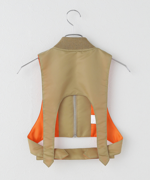 IENA LA BOUCLE(イエナラブークル)の「JUN MIKAMI/ジュンミカミ フライトベスト 25AW-11-J(その他アウター・レディース・ベージュ・FREE)」の9枚目の写真