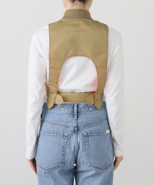 IENA LA BOUCLE(イエナラブークル)の「JUN MIKAMI/ジュンミカミ フライトベスト 25AW-11-J(その他アウター・レディース・ベージュ・FREE)」の6枚目の写真