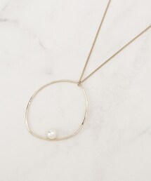 grove（グローブ）の「メタルビッグリングフェイクパールネックレス（ネックレス）」