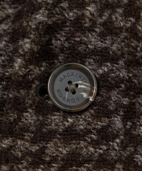 MACKINTOSH LONDON(マッキントッシュ ロンドン)の「【FLEX JERSEY】【ROMA/ローマ】ハウンドトゥースジャケット(テーラードジャケット・メンズ・ダークブラウン・36/38/40)」の8枚目の写真