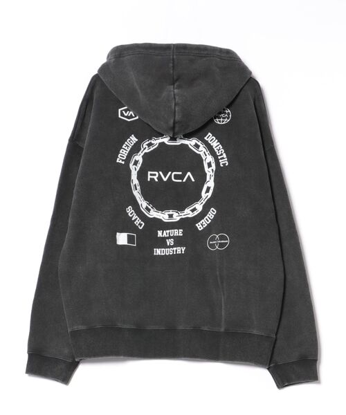 RVCA(ルーカ)の「RVCA METAL URGY ZIP HD(パーカー・メンズ・チャコール/ブラック・M/L)」の4枚目の写真