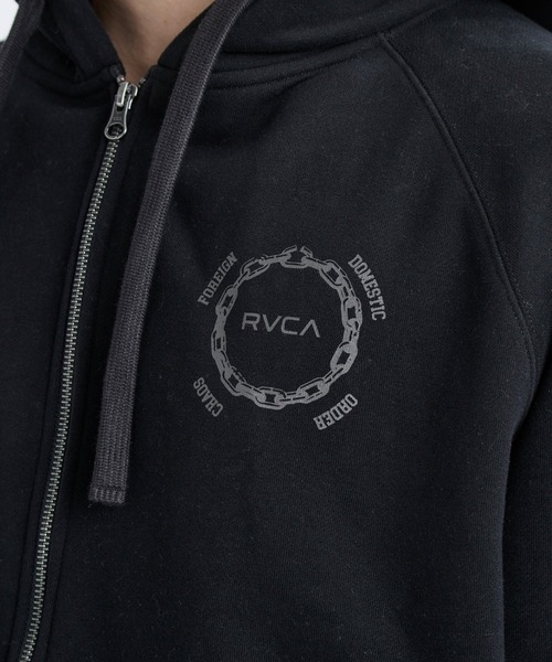 RVCA(ルーカ)の「RVCA METAL URGY ZIP HD(パーカー・メンズ・チャコール/ブラック・M/L)」の9枚目の写真