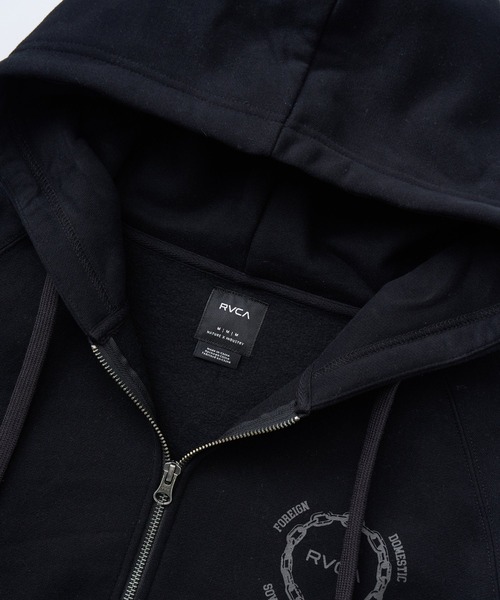 RVCA(ルーカ)の「RVCA METAL URGY ZIP HD(パーカー・メンズ・チャコール/ブラック・M/L)」の7枚目の写真