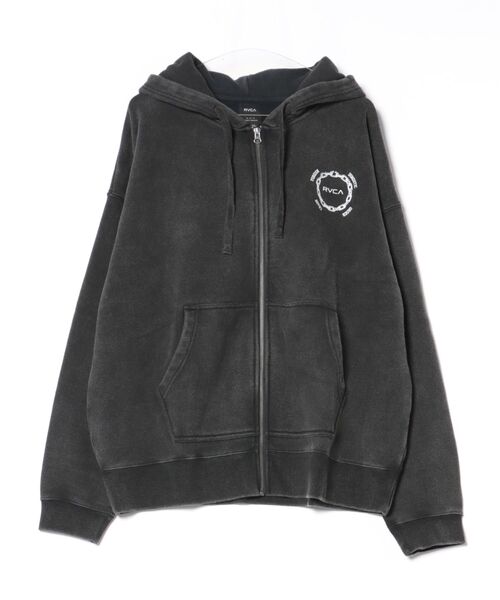RVCA(ルーカ)の「RVCA METAL URGY ZIP HD(パーカー・メンズ・チャコール/ブラック・M/L)」の5枚目の写真