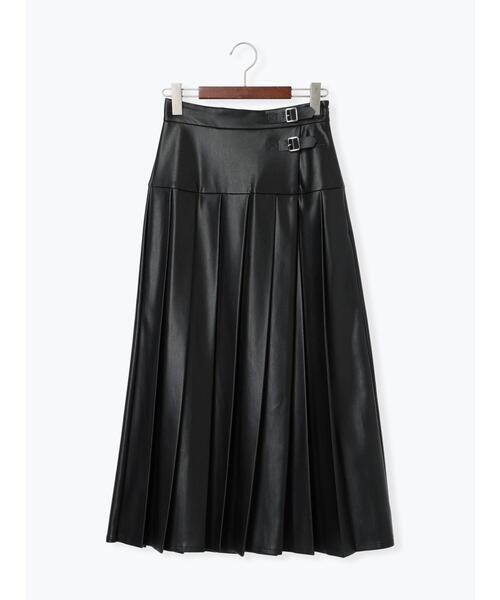 Te chichi（テチチ）の「レザータックプリーツスカート（スカート・レディース・ブラウン/ブラック・F）」の10枚目の写真