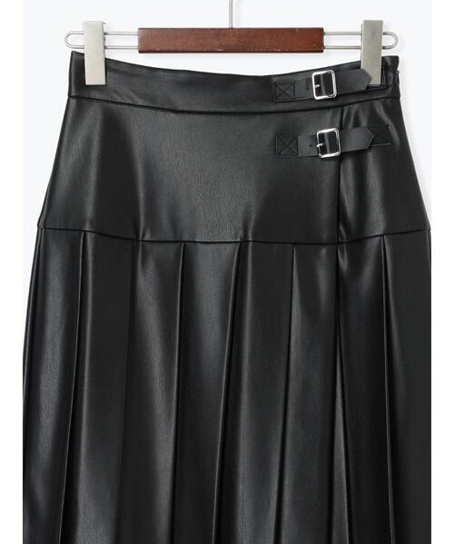 Te chichi（テチチ）の「レザータックプリーツスカート（スカート・レディース・ブラウン/ブラック・F）」の15枚目の写真