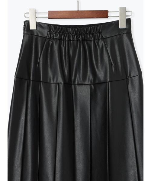 Te chichi（テチチ）の「レザータックプリーツスカート（スカート・レディース・ブラウン/ブラック・F）」の11枚目の写真