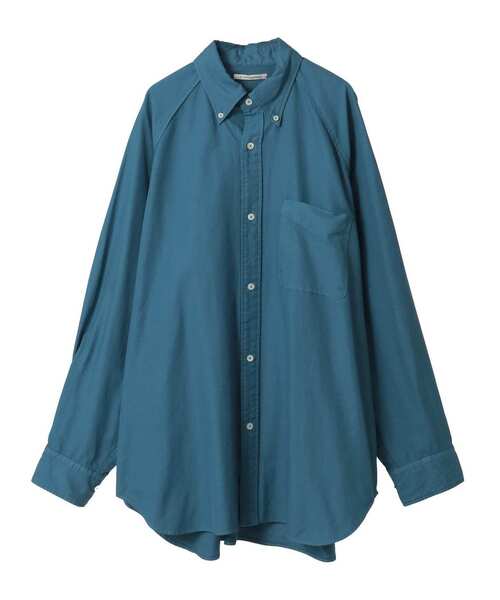 CURRENTAGE(カレンテージ)の「Raglan Ox shirt(シャツ/ブラウス・メンズ・ブルー/ベージュ/グリーン/ワインレッド・3/4)」の1枚目の写真