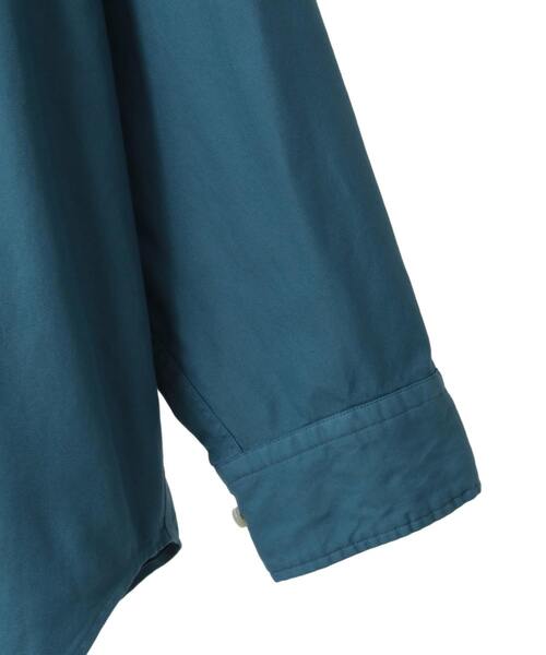 CURRENTAGE(カレンテージ)の「Raglan Ox shirt(シャツ/ブラウス・メンズ・ブルー/ベージュ/グリーン/ワインレッド・3/4)」の7枚目の写真
