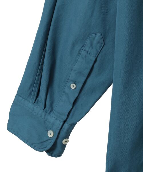CURRENTAGE(カレンテージ)の「Raglan Ox shirt(シャツ/ブラウス・メンズ・ブルー/ベージュ/グリーン/ワインレッド・3/4)」の8枚目の写真