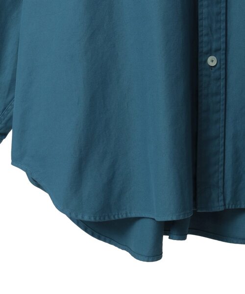 CURRENTAGE(カレンテージ)の「Raglan Ox shirt(シャツ/ブラウス・メンズ・ブルー/ベージュ/グリーン/ワインレッド・3/4)」の9枚目の写真