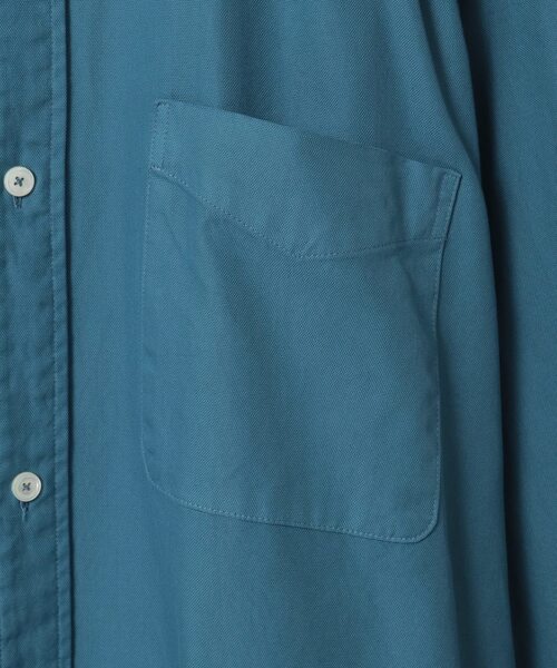 CURRENTAGE(カレンテージ)の「Raglan Ox shirt(シャツ/ブラウス・メンズ・ブルー/ベージュ/グリーン/ワインレッド・3/4)」の10枚目の写真