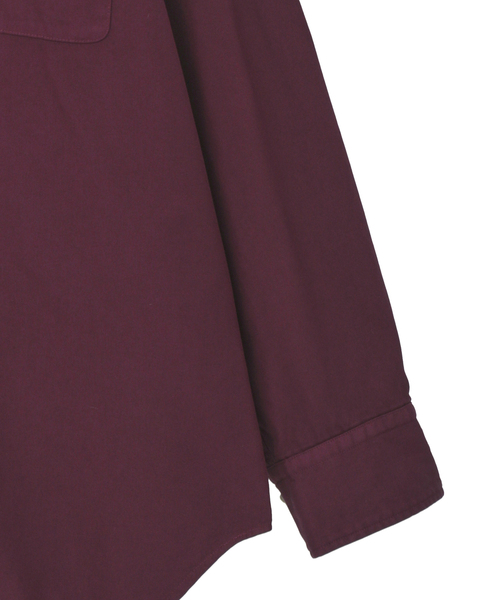 CURRENTAGE(カレンテージ)の「Raglan Ox shirt(シャツ/ブラウス・メンズ・ブルー/ベージュ/グリーン/ワインレッド・3/4)」の14枚目の写真
