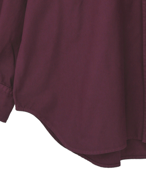 CURRENTAGE(カレンテージ)の「Raglan Ox shirt(シャツ/ブラウス・メンズ・ブルー/ベージュ/グリーン/ワインレッド・3/4)」の15枚目の写真