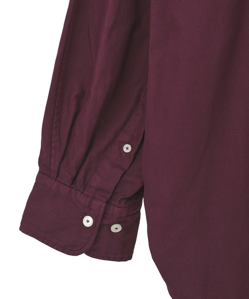 CURRENTAGE(カレンテージ)の「Raglan Ox shirt(シャツ/ブラウス・メンズ・ブルー/ベージュ/グリーン/ワインレッド・3/4)」の17枚目の写真