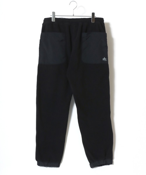 LOGOS（ロゴス）の「2025AW LOGOS/ロゴス フリース ナイロンポケット切替 ワンポイントロゴ ジョガーパンツ イージーパンツ（その他パンツ・メンズ・カーキ/ブラック/ワイン/ネイビー・LL/M/L）」の6枚目の写真