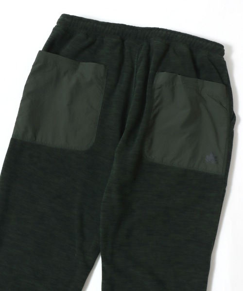 LOGOS（ロゴス）の「2025AW LOGOS/ロゴス フリース ナイロンポケット切替 ワンポイントロゴ ジョガーパンツ イージーパンツ（その他パンツ・メンズ・カーキ/ブラック/ワイン/ネイビー・LL/M/L）」の8枚目の写真