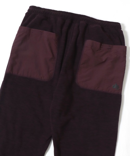 LOGOS（ロゴス）の「2025AW LOGOS/ロゴス フリース ナイロンポケット切替 ワンポイントロゴ ジョガーパンツ イージーパンツ（その他パンツ・メンズ・カーキ/ブラック/ワイン/ネイビー・LL/M/L）」の9枚目の写真